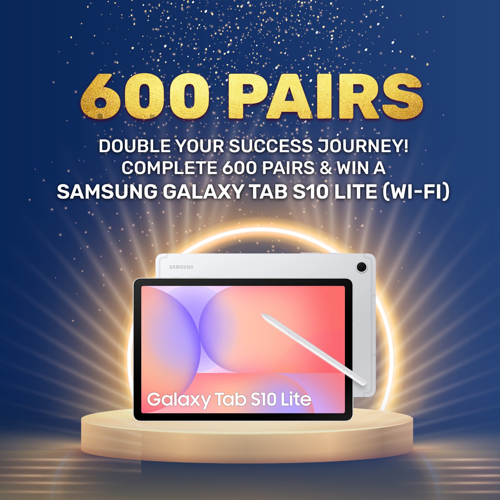 600 Pairs Offer - Samsung Tab S10 Lite